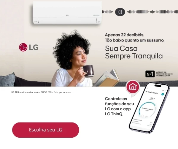 Ar condicionado LG em oferta