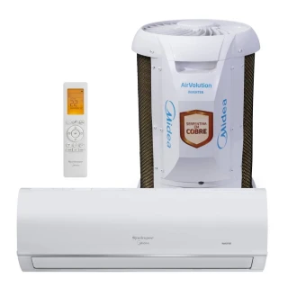 Ar Condicionado Split Springer Midea Airvolution Connect 12000 BTUS Quente e Frio Inverter 220V 38TVQI12S5 Ar Condicionado Split Springer Midea Airvolution Connect 12000 BTUS Quente e Frio Inverter 220V 38TVQI12S5