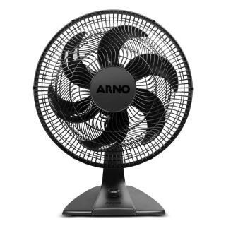 Ventilador de Mesa Arno 140W 40cm 6 Pás 3 Velocidades Preto VE2E 110V Ventilador de Mesa Arno 140W 40cm 6 Pás 3 Velocidades Preto VE2E 110V