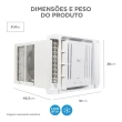 Ar Condicionado Janela Midea 7500 BTUS Frio 220V Inverter QCL075RB