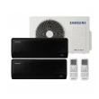 Ar Condicionado Multi Bi Split Samsung Wind Free Black 18000 BTUs 1x9000+1x12000 QF Inverter 220V