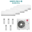 Ar Condicionado Penta Split LG 48000 BTUs (HW 3x09K + 1X12K + 1X24K) Quente e Frio Inverter 220V R-32 A5UW48GFA1.AWGZBRZ