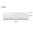Ar Condicionado Split Inverter Samsung WindFree AI 24000 BTUs Quente-Frio 220V AR24DXFAAWKXAZ