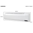 Ar Condicionado Split Inverter Samsung WindFree Connect 22000 BTUS Frio 220V AR24BVFAAWKXAZ
