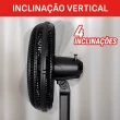 Ventilador de Coluna Arno 140W 40cm 6 Pás 3 Velocidades Preto VE2C 220V